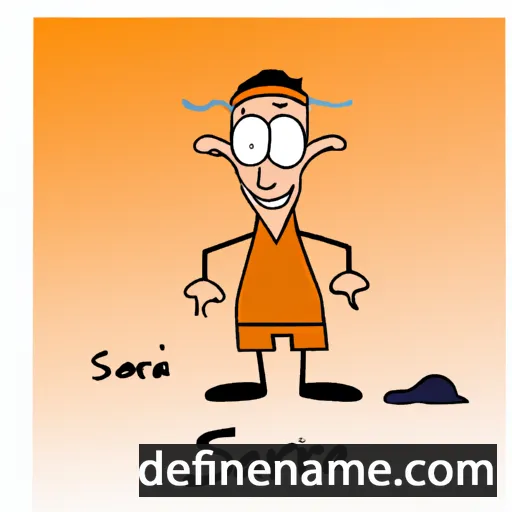 cartoon of the name Szarna