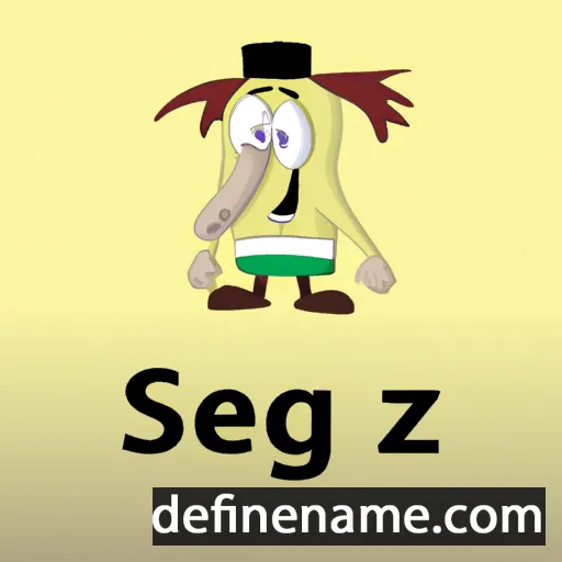 cartoon of the name Szegfű