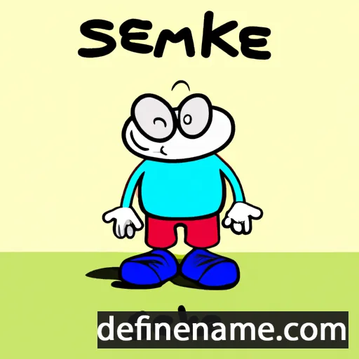 Szemőke cartoon