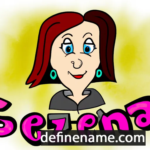 cartoon of the name Szenta