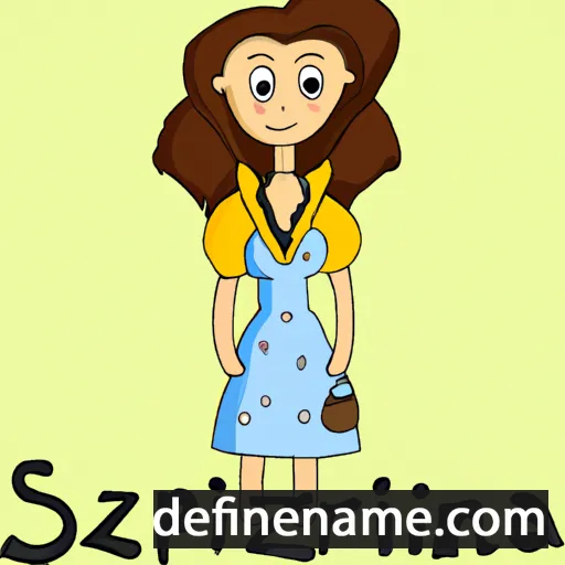 cartoon of the name Szerafina