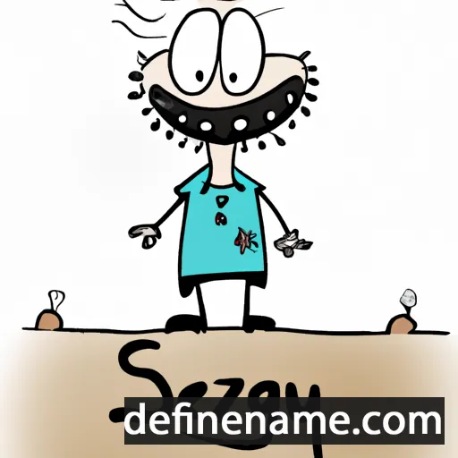 cartoon of the name Szergiusz