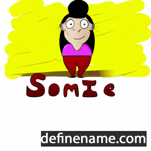 cartoon of the name Szimonett