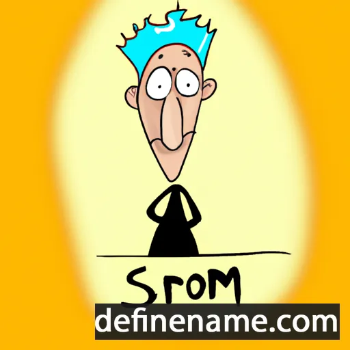 cartoon of the name Szirom