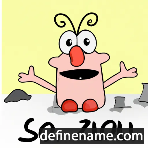 cartoon of the name Szöszill