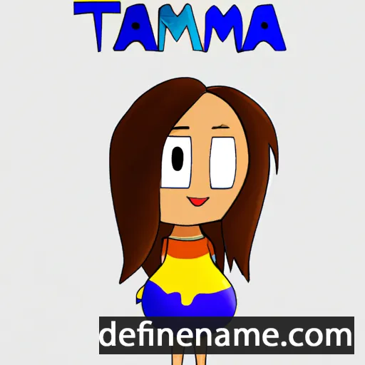 Támár cartoon