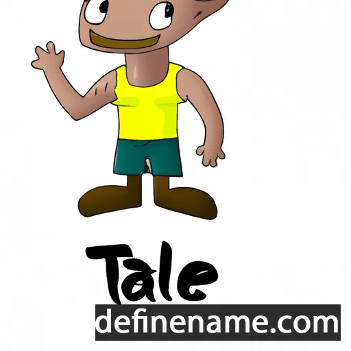 cartoon of the name Tāle