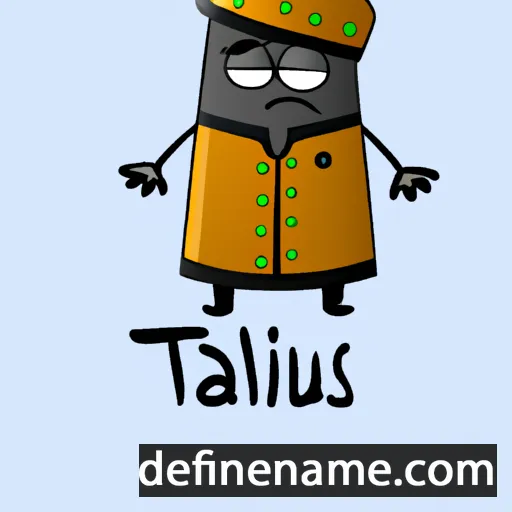 cartoon of the name Tālivaldis