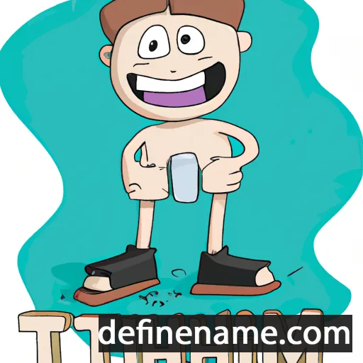 cartoon of the name Təhminə