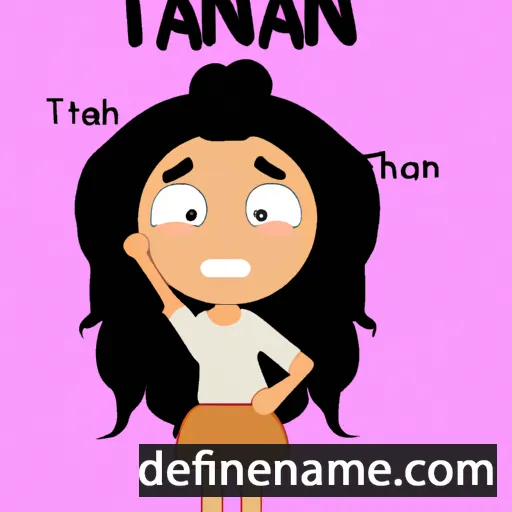 Tahani cartoon