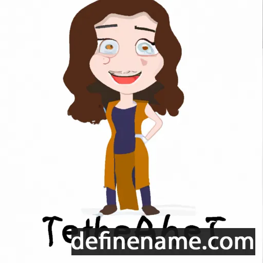 cartoon of the name Tahereh