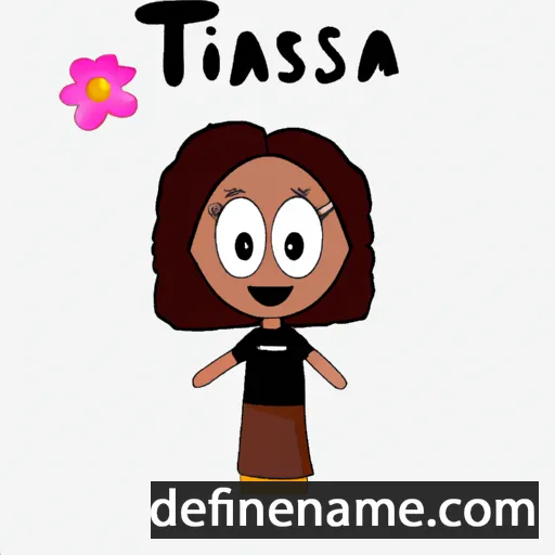 cartoon of the name Taísa