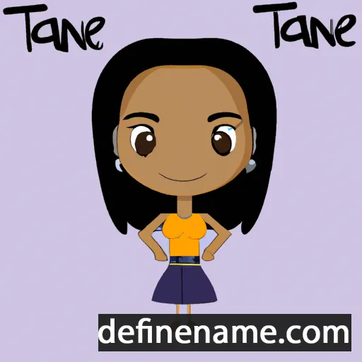 Taiane cartoon