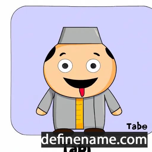 cartoon of the name Taib