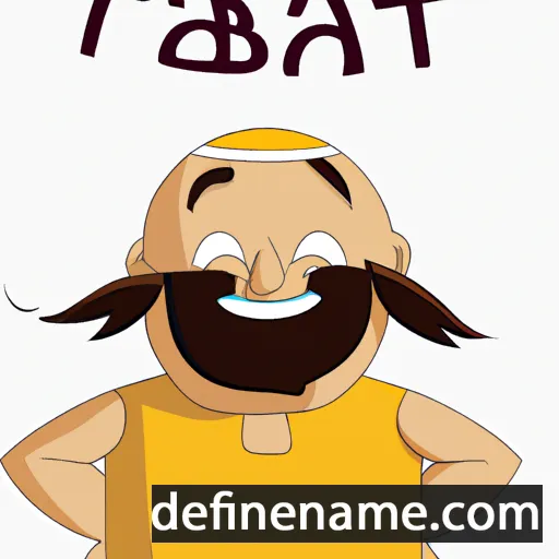 cartoon of the name Taibat