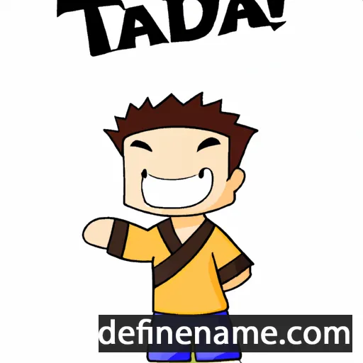 cartoon of the name Taida