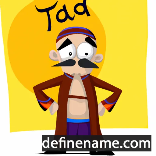 cartoon of the name Taidur