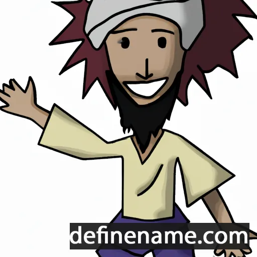 cartoon of the name Taieb