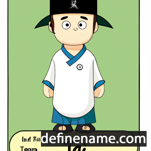 cartoon of the name Taiji