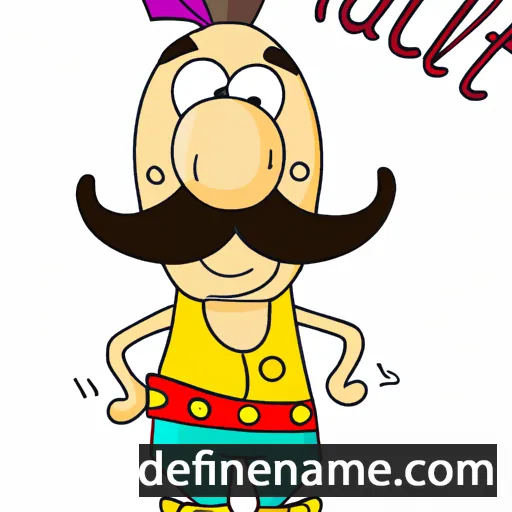 cartoon of the name Tailtiu