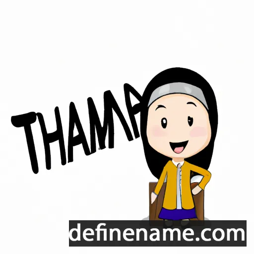 cartoon of the name Taimah