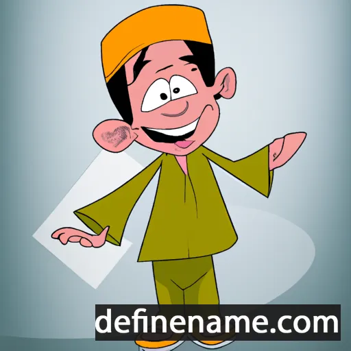 cartoon of the name Taimaz