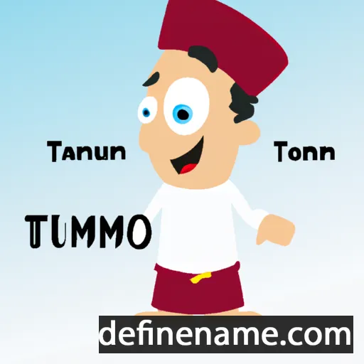 cartoon of the name Taimour