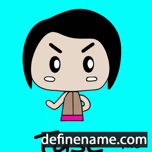 cartoon of the name Taise