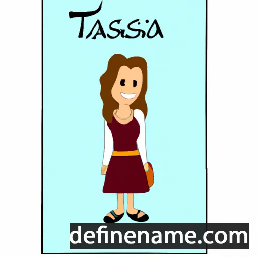 cartoon of the name Taisja