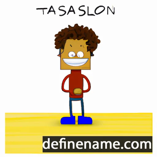 cartoon of the name Taison