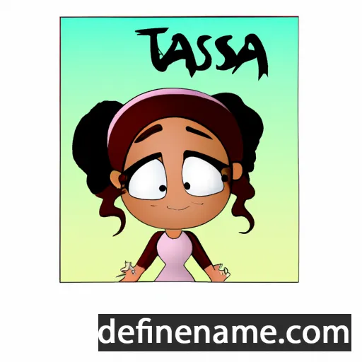 cartoon of the name Taissa