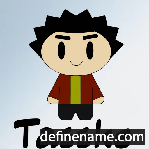 cartoon of the name Taisuke