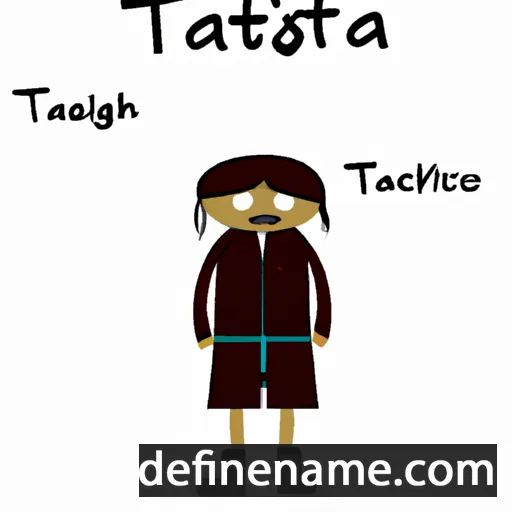 cartoon of the name Taitsiaq