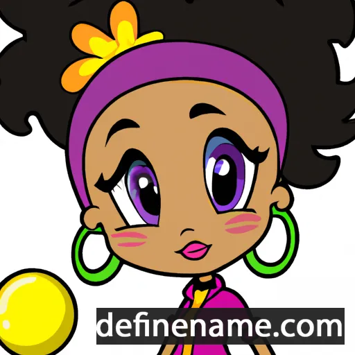 cartoon of the name Taja