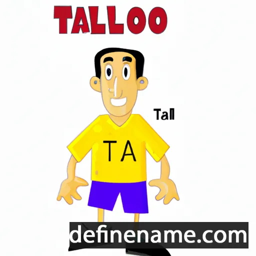 cartoon of the name Tajallo