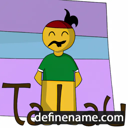 cartoon of the name Tajlu