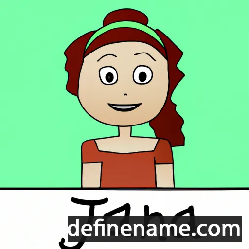 cartoon of the name Tajna