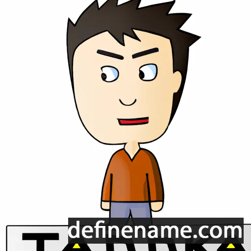 cartoon of the name Takada