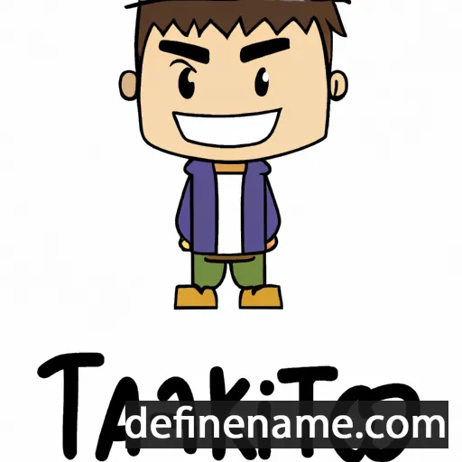 cartoon of the name Takahito