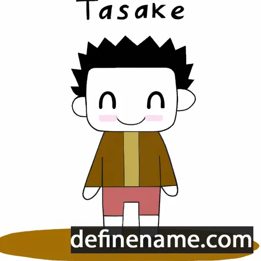 cartoon of the name Takasuke