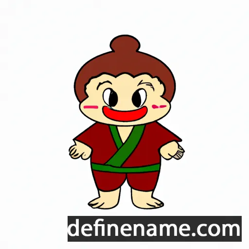 cartoon of the name Takatomo