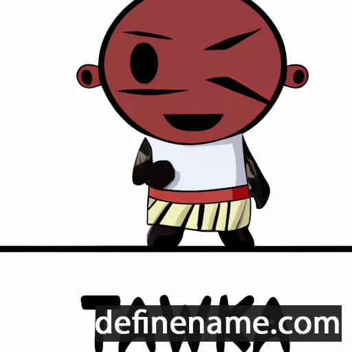 cartoon of the name Takawira