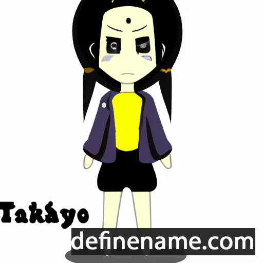 cartoon of the name Takayo