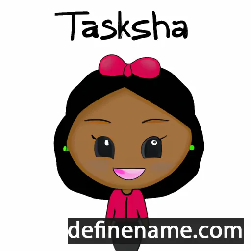 cartoon of the name Takeshia