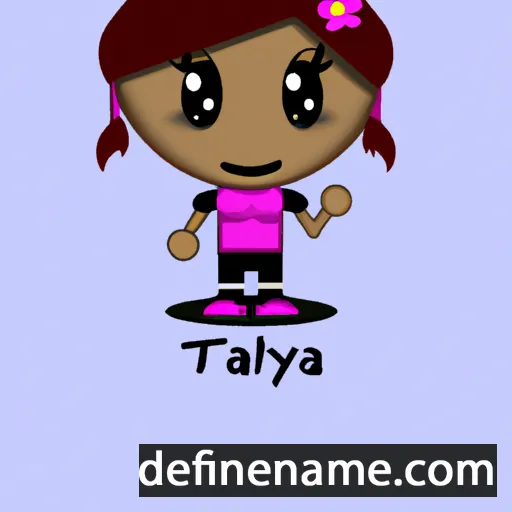 cartoon of the name Takeyia