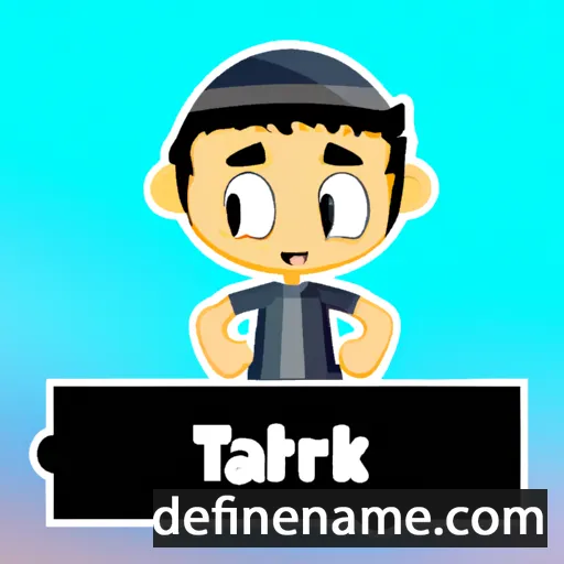 cartoon of the name Takhir