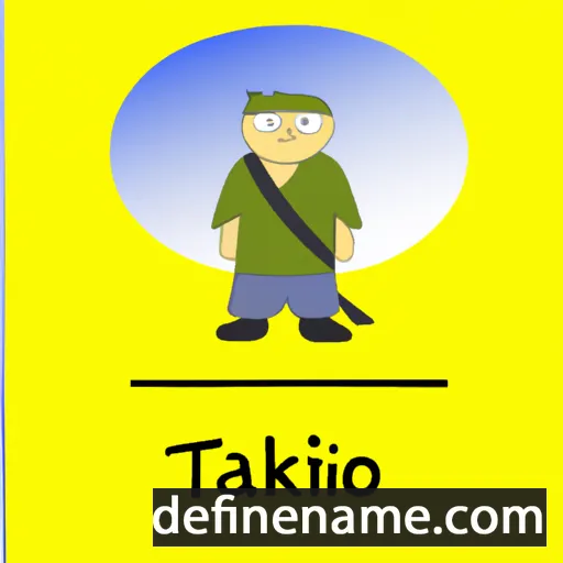 cartoon of the name Takijirou