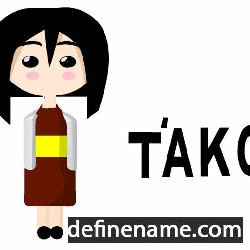 cartoon of the name Takiko