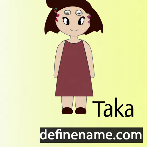 cartoon of the name Takina