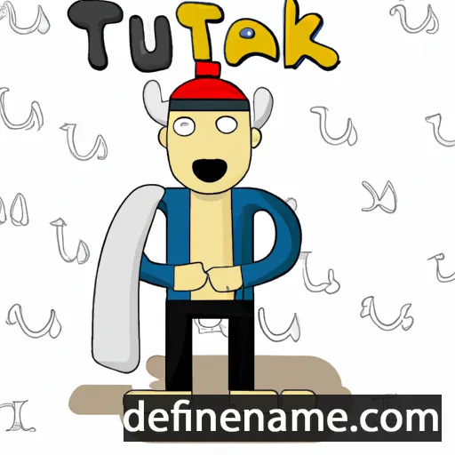 cartoon of the name Taktuq